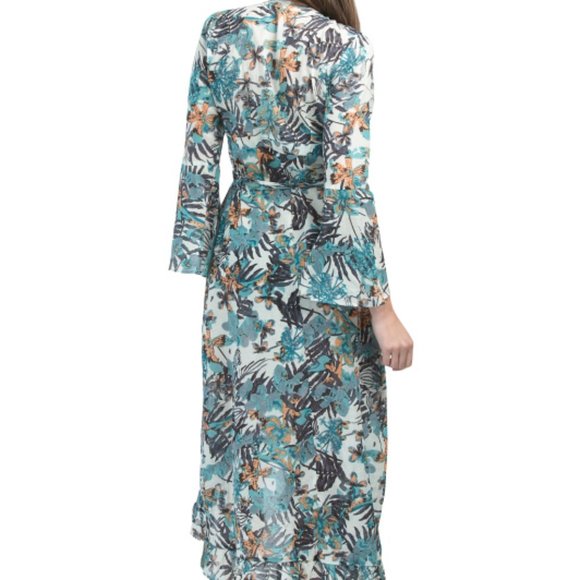 $119 DEBBIE KATZ Zara Floral Cover up dress - Picture 9 of 13